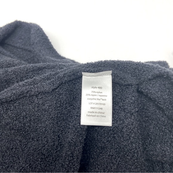 NWOT BAREFOOT DREAMS Cozychic Lite Coastal Hooded Cardigan - Picture 8 of 8